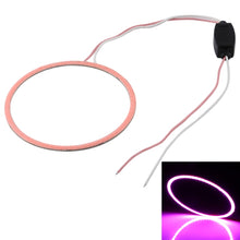 Load image into Gallery viewer, 90mm 5W 180LM Angel Eyes Circles Car Headlight COB LED Lights for Vehicles, DC 12-24V, 90mm Red Light, 90mm Blue Light, 90mm  White Light, 90mm Pink Light, 90mm Green Light