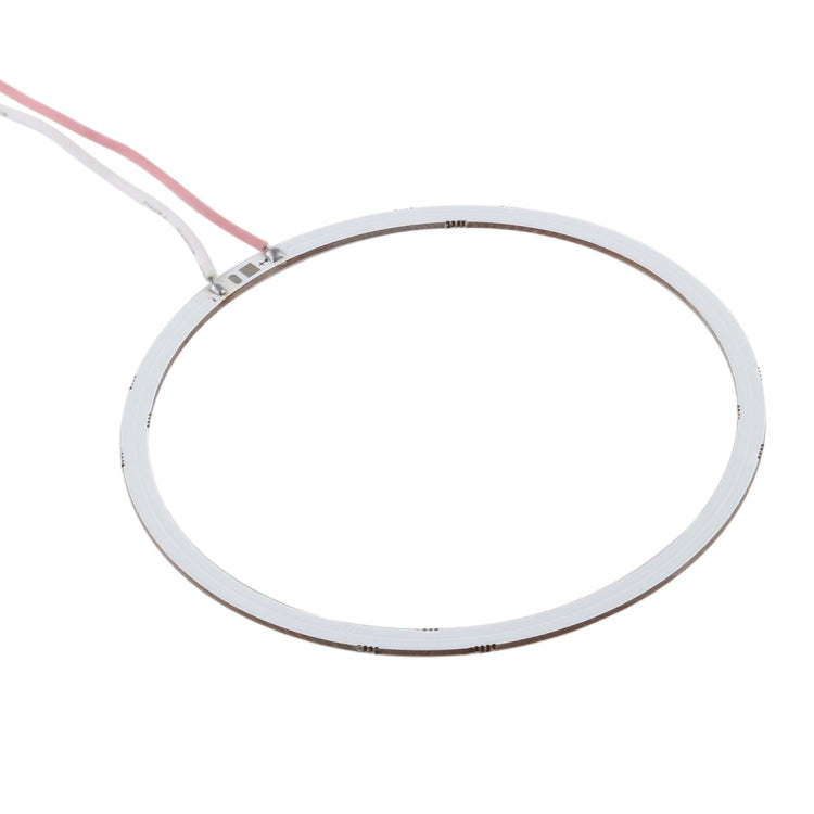 90mm 5W 180LM Angel Eyes Circles Car Headlight COB LED Lights for Vehicles, DC 12-24V, 90mm Red Light, 90mm Blue Light, 90mm  White Light, 90mm Pink Light, 90mm Green Light