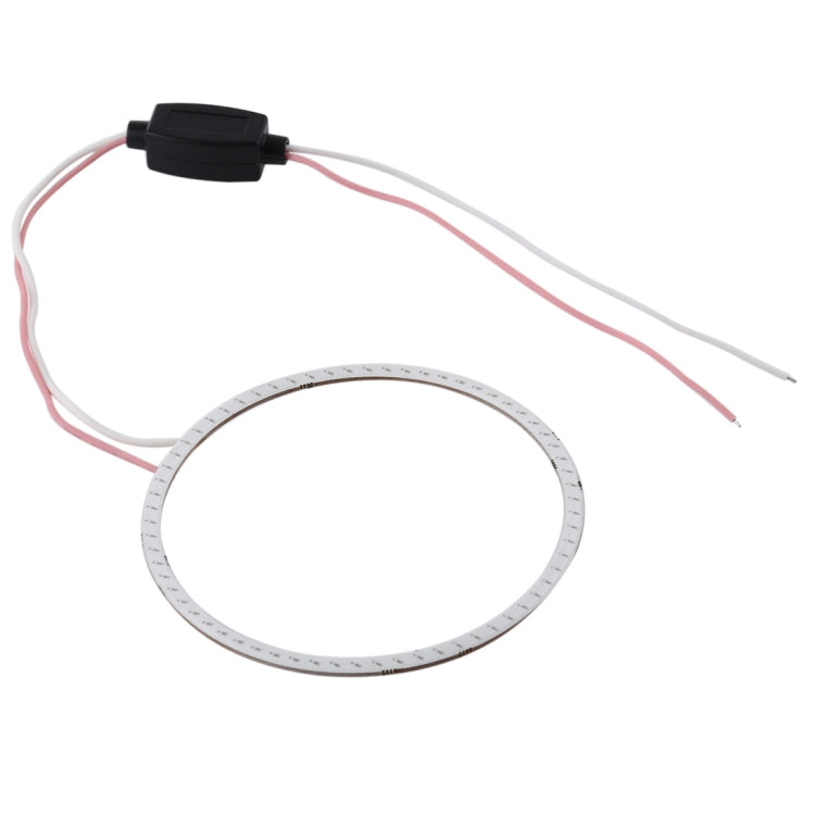 90mm 5W 180LM Angel Eyes Circles Car Headlight COB LED Lights for Vehicles, DC 12-24V, 90mm Red Light, 90mm Blue Light, 90mm  White Light, 90mm Pink Light, 90mm Green Light