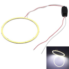 Load image into Gallery viewer, 90mm 5W 180LM Angel Eyes Circles Car Headlight COB LED Lights for Vehicles, DC 12-24V, 90mm Red Light, 90mm Blue Light, 90mm  White Light, 90mm Pink Light, 90mm Green Light