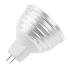 Load image into Gallery viewer, MR16 3W RGB LED Light Bulb, Luminous Flux: 400-450LM, with Remote Controller, DC 12V