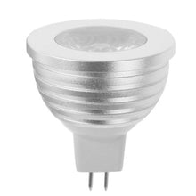Load image into Gallery viewer, MR16 3W RGB LED Light Bulb, Luminous Flux: 400-450LM, with Remote Controller, DC 12V