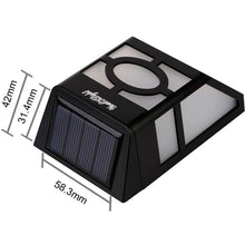 Load image into Gallery viewer, 2 LED  Fence Lamp Solar Wall Mounted Light, S-LED-3090W, S-LED-3090WW