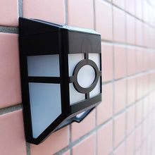 Load image into Gallery viewer, 2 LED  Fence Lamp Solar Wall Mounted Light, S-LED-3090W, S-LED-3090WW