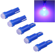 Load image into Gallery viewer, 5 PCS T5 0.5W 20LM 1 LED COB LED Instrument Light Bulb Dashboard Light for Vehicles, DC 12V
