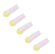 Load image into Gallery viewer, 5 PCS T5 0.5W 20LM 1 LED COB LED Instrument Light Bulb Dashboard Light for Vehicles, DC 12V