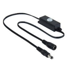 Load image into Gallery viewer, TDL-2024 PIR Sensor Switch LED Connector with 5.5 x 2.1mm DC Male &amp; Female Adapter for LED Strip