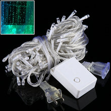 Load image into Gallery viewer, 100 LEDs with End Joint &amp; 8 Display Modes Controller for Christmas Party, AC 110V, US Plug, 100 LEDs AC 110V(Colorful Light), 100 LEDs AC 110V(White Light), 100 LEDs AC 110V(Red Light), 100 LEDs AC 110V(White Light+Blue Light)                          ...