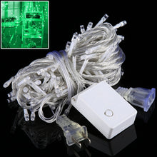 Load image into Gallery viewer, 100 LEDs with End Joint &amp; 8 Display Modes Controller for Christmas Party, AC 110V, US Plug, 100 LEDs AC 110V(Colorful Light), 100 LEDs AC 110V(White Light), 100 LEDs AC 110V(Red Light), 100 LEDs AC 110V(White Light+Blue Light)                          ...