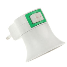 Load image into Gallery viewer, E27 to EU Plug Lamp Bulb Socket with Power Switch