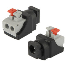 Load image into Gallery viewer, 5.5mm x 2.1mm DC Power Male Jack to 2 Conductor Screw Down Connector for LED Light Controller