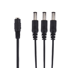Load image into Gallery viewer, 5.5 x 2.1mm DC Power Female Barrel to 3 Male Barrel Connector Cable for LED Light Controller