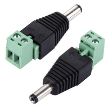 Load image into Gallery viewer, 5 PCS 5.5 x 2.1mm DC Power Male Connector for CCTV Camera
