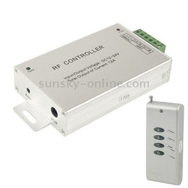 12A RF Audio Controller for RGB LED Strip Remote Controller(Silver), 12A