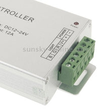 Load image into Gallery viewer, 12A RF Audio Controller for RGB LED Strip Remote Controller(Silver), 12A