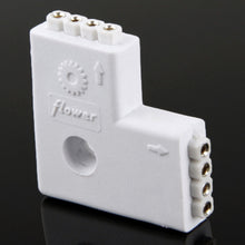 Load image into Gallery viewer, 4 Pin 2 Way L Shape Female Connector for RGB LED Flexible Strip