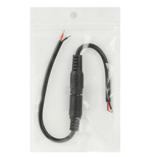 Load image into Gallery viewer, 5.5 x 2.1mm DC Power Female Barrel to Male Barrel Connector Adaptor for LED Light Controller, Length: 20cm, S-LED-7566B, S-LED-7566W