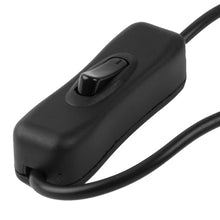 Load image into Gallery viewer, 5.5 x 2.1mm DC Power Plug Male to Female Extension Connector Cable with ON / OFF Switch, Length: 30cm