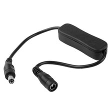 Load image into Gallery viewer, 5.5 x 2.1mm DC Power Plug Male to Female Extension Connector Cable with ON / OFF Switch, Length: 30cm