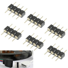 Load image into Gallery viewer, 4 Pin Male Connector for RGB LED SMD Strip Light
