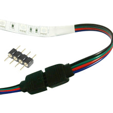 Load image into Gallery viewer, 4 Pin Male Connector for RGB LED SMD Strip Light