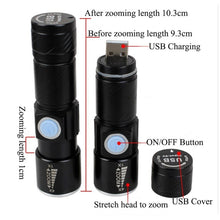 Load image into Gallery viewer, Cree Q5 LED 3-Mode with Lanyard