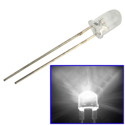 1000 PCS 3mm Water Clear LED Lamp