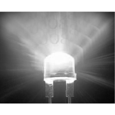 1000 PCS 3mm Water Clear LED Lamp