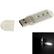 Load image into Gallery viewer, 3 LED SMD 5630 1.5W USB Flash Disk Style USB Light Lamp, White Light, Green Light, Warm White Light