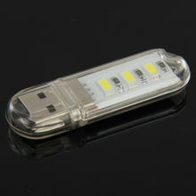Load image into Gallery viewer, 3 LED SMD 5630 1.5W USB Flash Disk Style USB Light Lamp, White Light, Green Light, Warm White Light
