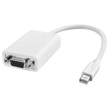 Load image into Gallery viewer, Mini Display to VGA 15 Pin Female Adapter for Apple, Mini DP to VGA 15Pin