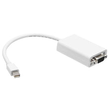 Load image into Gallery viewer, Mini Display to VGA 15 Pin Female Adapter for Apple, Mini DP to VGA 15Pin