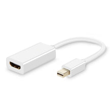 Load image into Gallery viewer, Mini DisplayPort to HDMI Female Adapter Cable, Mini DP to HDMI