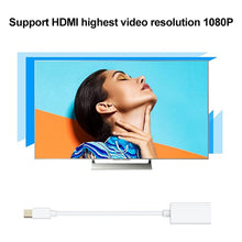 Load image into Gallery viewer, Mini DisplayPort to HDMI Female Adapter Cable, Mini DP to HDMI