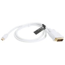 Load image into Gallery viewer, Mini DisplayPort to DVI 24+1 Male Cable Convertor adapter, Cable Length: 1.8M, Mini DP to DVI 24+1 Male