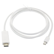 Load image into Gallery viewer, Mini DisplayPort to HDMI Male Cable, Length: 1.5m, Mini DP to HDMI Male