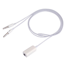 Load image into Gallery viewer, 3.5mm Female to 3.5mm Male Microphone Jack + 3.5mm Male Earphone Jack Adapter Cable for Apple Computer, Length: 78cm