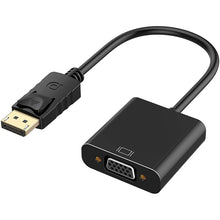 Load image into Gallery viewer, Display Port Male to VGA Female Converter, Length: 20cm, DP Male to VGA Female 20cm White, DP Male to VGA Female Black