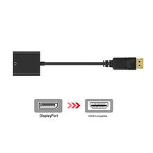 Load image into Gallery viewer, Display Port Male to HDMI Female Adapter Cable, Length: 20cm, DP Male to HDMI Female