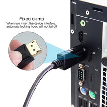 Load image into Gallery viewer, DisplayPort Male to HDMI Male Adapter Cable, Length: 1.8m, DP to HDMI Male White, DP to HDMI Male (Gold plated)