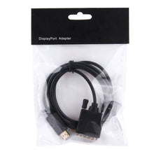 Load image into Gallery viewer, DisplayPort Male to DVI Male High Digital Adapter Cable, Length: 1.8m, DP to DVI 24+1 Male (Gold plated)