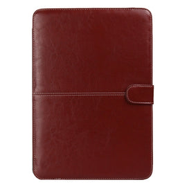 Notebook Leather Case with Snap Fastener for 15.4 inch MacBook Pro