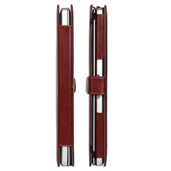 Notebook Leather Case with Snap Fastener for 15.4 inch MacBook Pro
