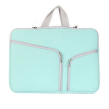 Load image into Gallery viewer, Double Pocket Zip Handbag Laptop Bag for Macbook Air 11.6 inch