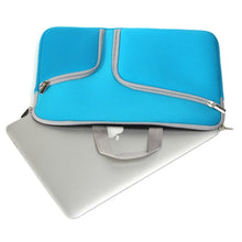Load image into Gallery viewer, Double Pocket Zip Handbag Laptop Bag for Macbook Air 11.6 inch