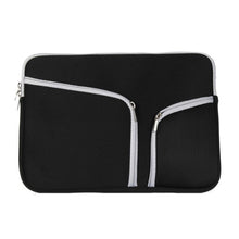 Load image into Gallery viewer, Double Pocket Zip Handbag Laptop Bag for Macbook Pro 15 inch