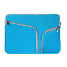 Load image into Gallery viewer, Double Pocket Zip Handbag Laptop Bag for Macbook Pro 15 inch