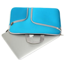 Load image into Gallery viewer, Double Pocket Zip Handbag Laptop Bag for Macbook Pro 15 inch