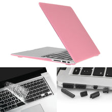 Load image into Gallery viewer, ENKAY for Macbook Air 11.6 inch (US Version) / A1370 / A1465 Hat-Prince 3 in 1 Frosted Hard Shell Plastic Protective Case with Keyboard Guard &amp; Port Dust Plug