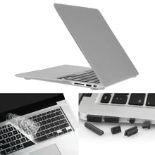 Load image into Gallery viewer, ENKAY for Macbook Air 11.6 inch (US Version) / A1370 / A1465 Hat-Prince 3 in 1 Frosted Hard Shell Plastic Protective Case with Keyboard Guard &amp; Port Dust Plug